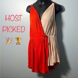 • Free People Last Night Tank Top Peach Host Picked